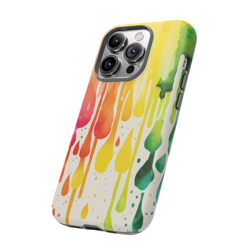 Rainbow Spring Showers - Impact Resistant Phone Case